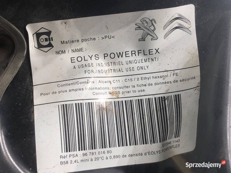 ZBIORNIK DPF CITROEN C4 PICASSO I 9658154780 16