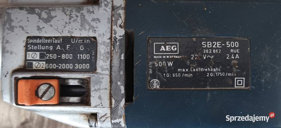 Wiertarka AEG SB2E500W Made in West Germany