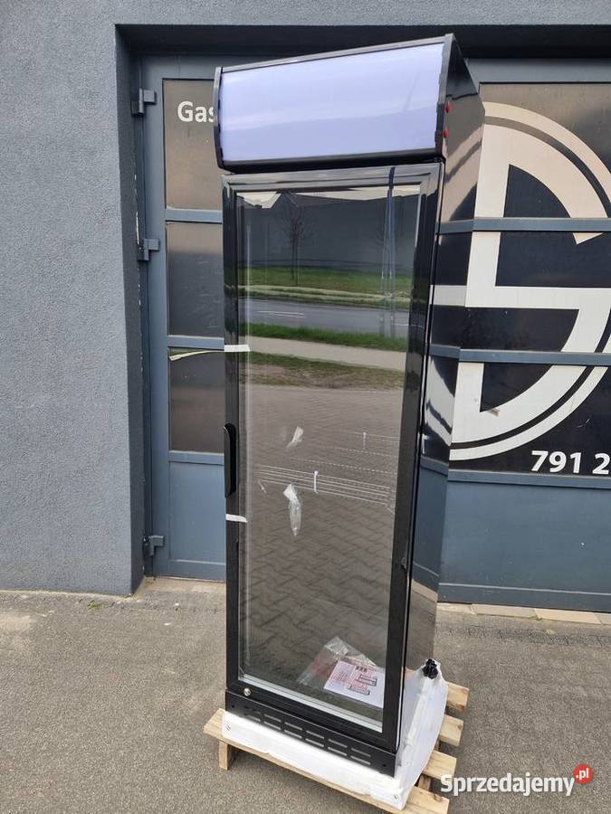 Szafa Chłodnicza 1drzwiowa przeszklona 386L Gastronomia Ostrów Wielkopolski