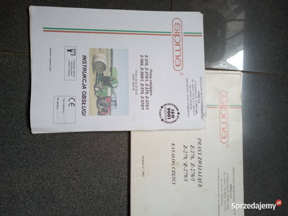 Prasa zwijająca sipma classic 279 Piła