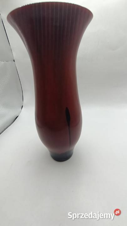 Wazon duży czarne szkło Ebony