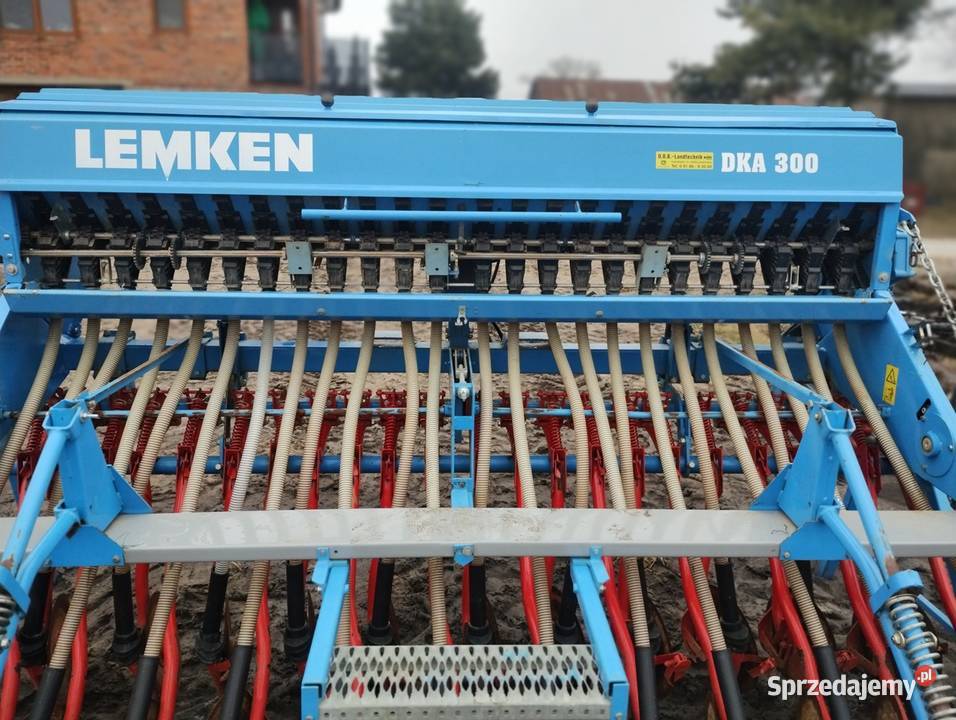 Siewnik 3 metrowy talerzowy nadbudowany LEMKEN Nowa Wieś