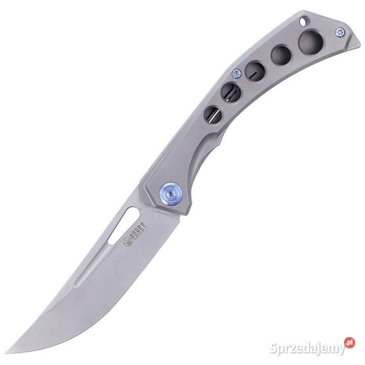 Nóż składany Kubey Ishtar Gray Titanium Satin sprzedam