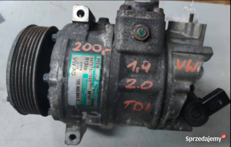 Sprężarka Klimatyzacji VW 19 20 TDI 1K0820803Q świętokrzyskie Suchedniów