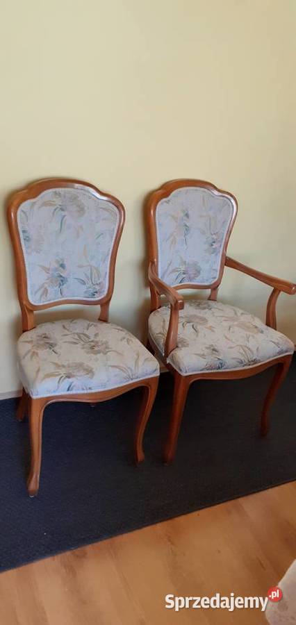 Stół z krzesłami w stylu Ludwikowskim Chełmno