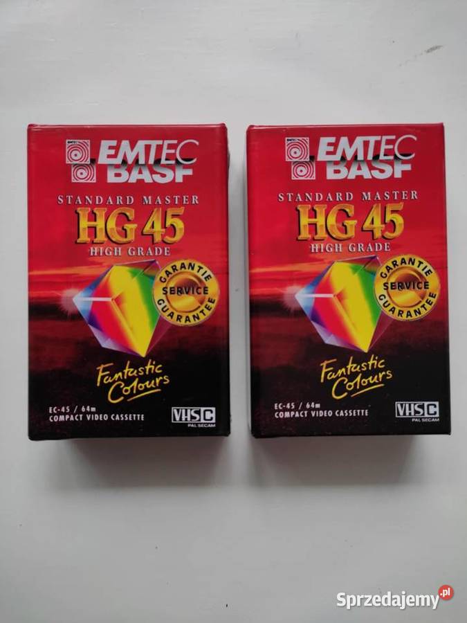 Kaseta video BASF HG45 EC4564m VHS C Białystok
