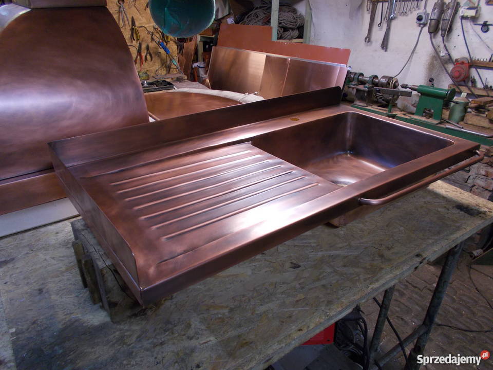Zlew miedziany copper sink Dzierżoniów sprzedam