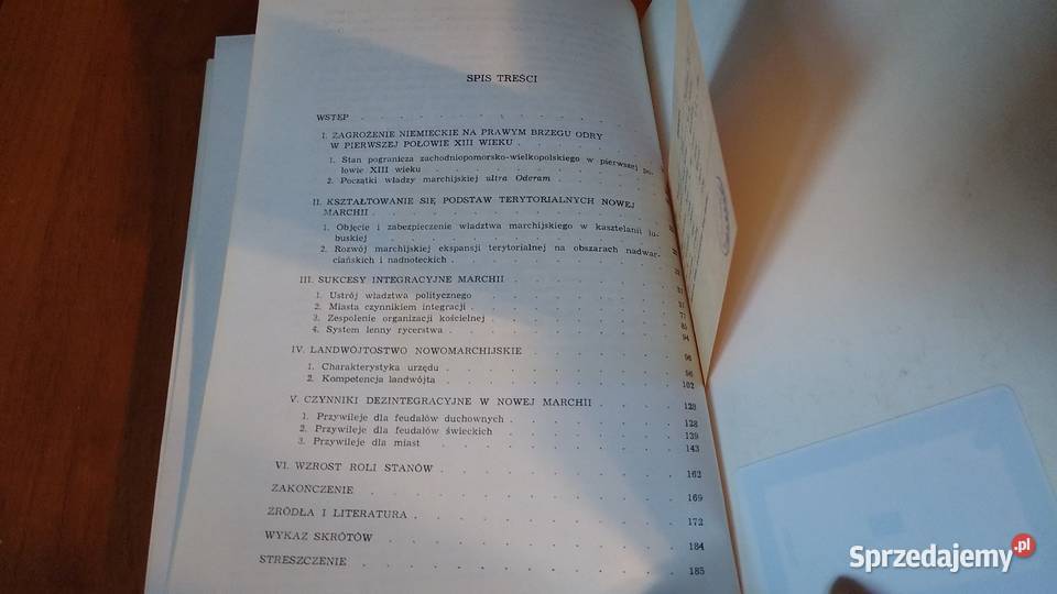 Geneza i ustrój polityczny Nowej Marchii do pomorskie Gdańsk sprzedam