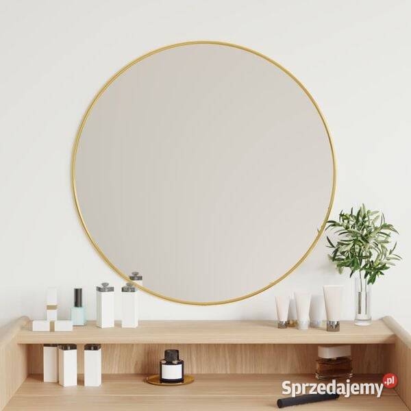 vidaXL Lustro ścienne złote 60 okrągłeSKU348182 Warszawa