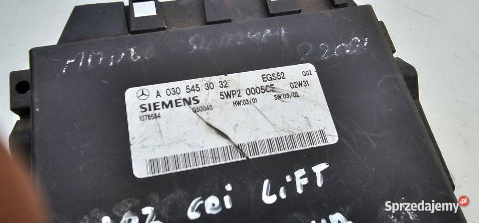 Sterownik skrzyni biegów mercedes w202 Zbąszyń