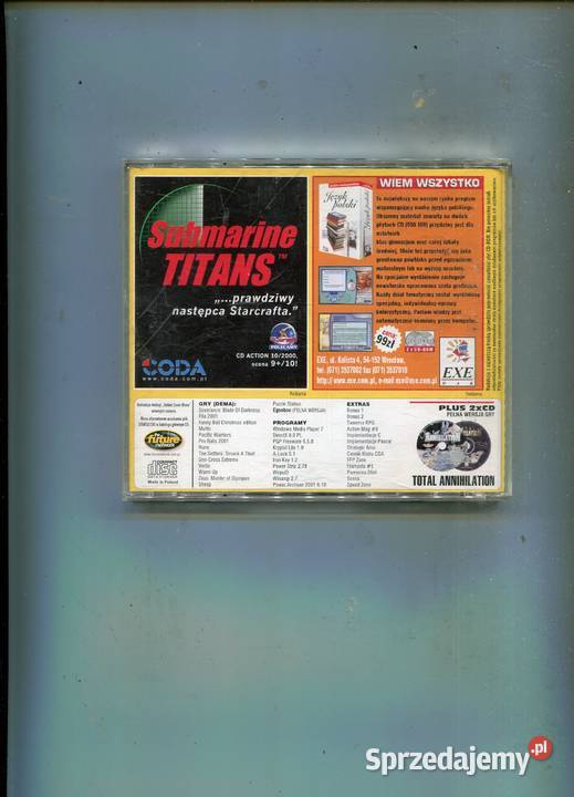 Total Annihilation PC Gra 3 płyty przygodowe zachodniopomorskie Szczecin