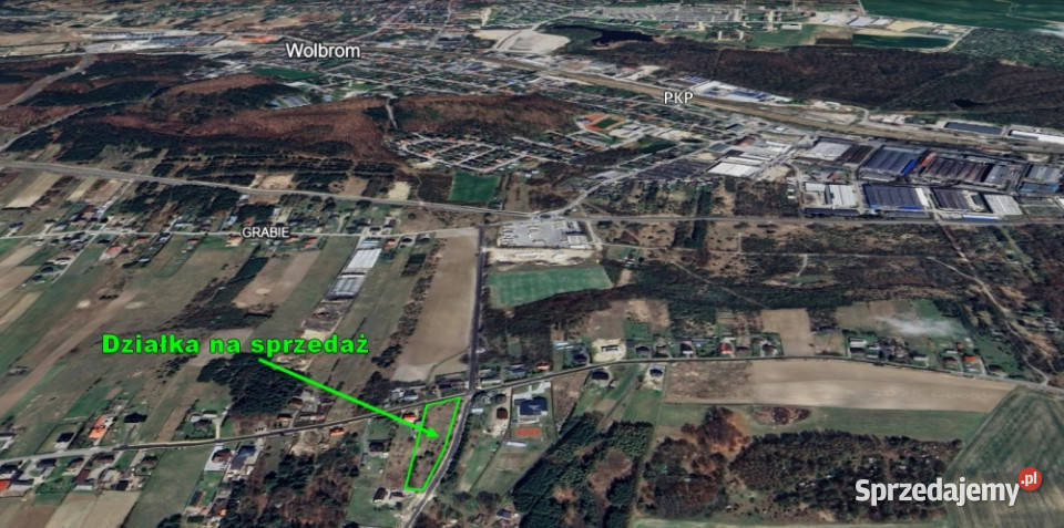 Sprzedam działkę budowlano usługową Wolbrom Sprzedaż