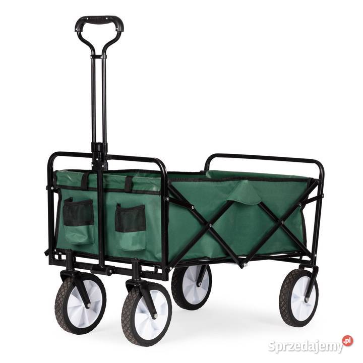 Składany duży wózek ogrodowy plażowy turystyczny wielkopolskie