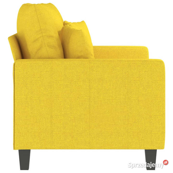 Sofa 2osobowa jasnożółta 120 tapicerowana Sofy i kanapy mazowieckie Warszawa