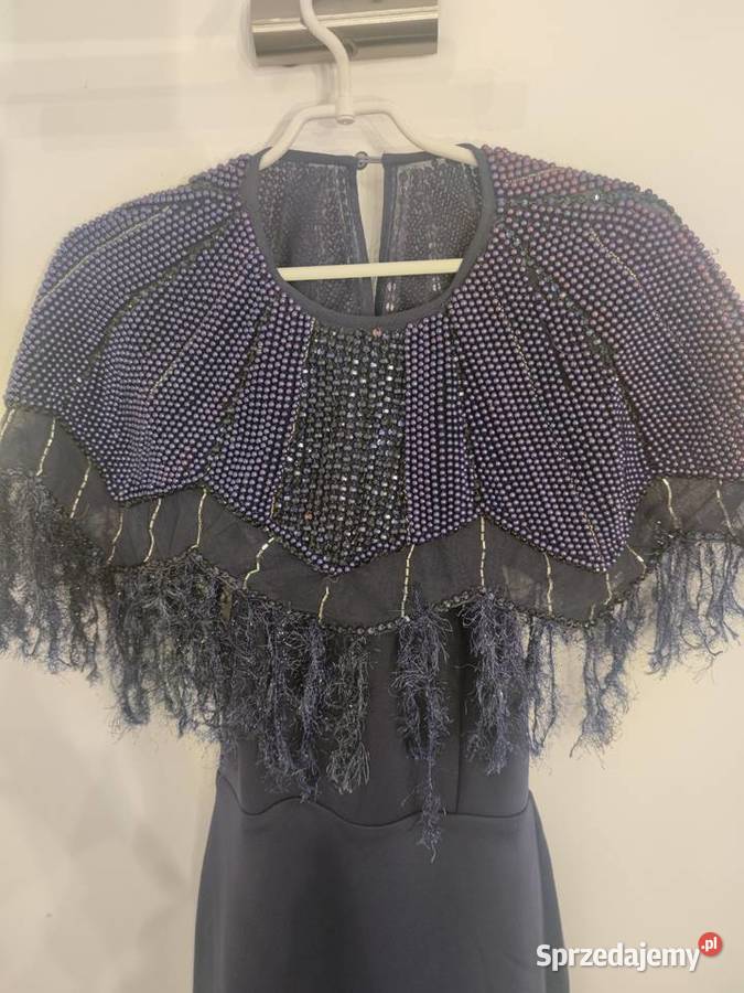 Zjawiskowo piękna sukienka ASOS pióra perełki ASOS Spódnice i sukienki