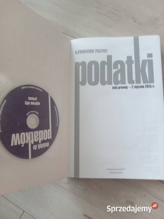 Ujednolicone przepisy PODATKI stan prawny 2015