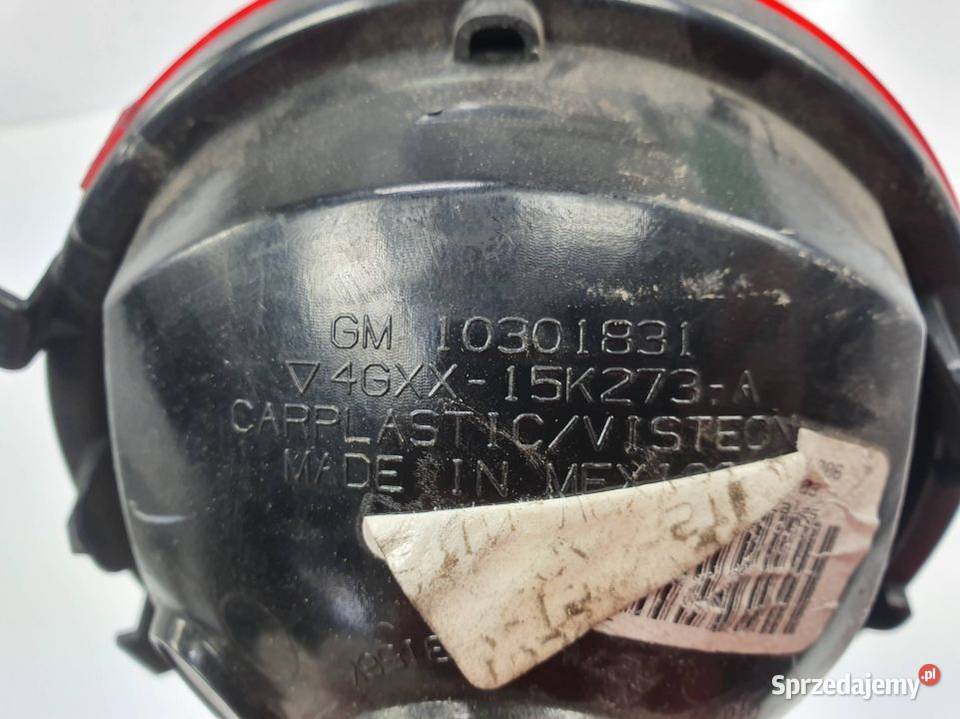 LAMPA LEWA TYŁ CHEVROLET CORVETTE C6 EUROPA osobowe Pozostałe Lipno