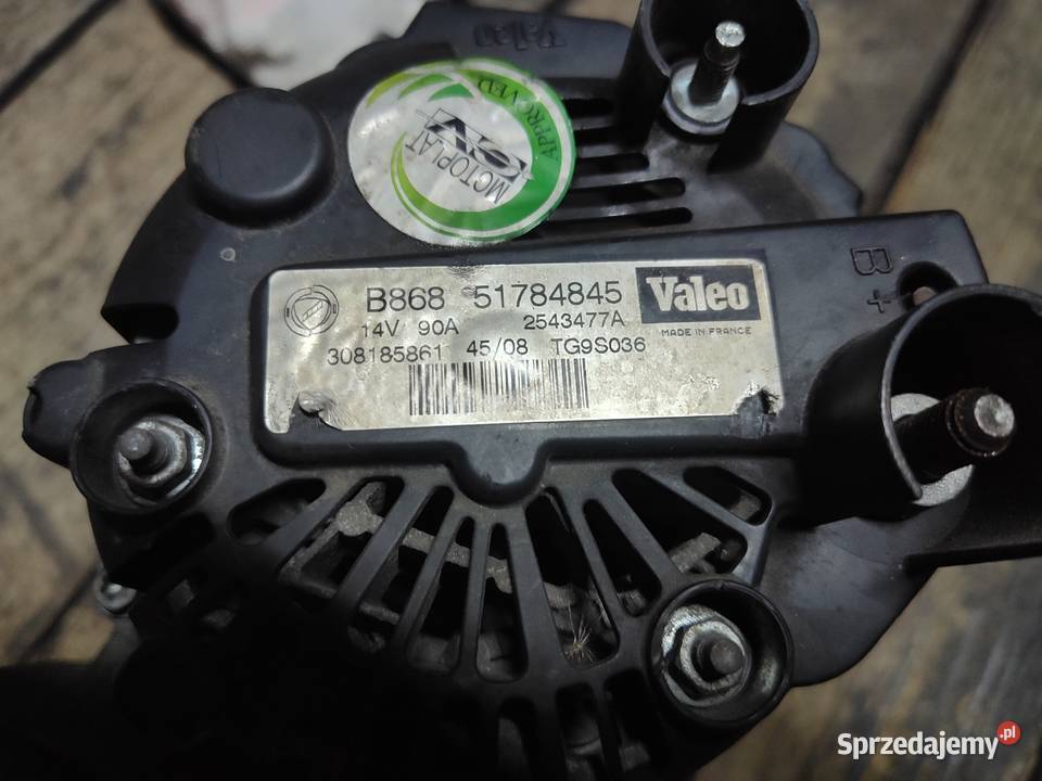 Alternator Opel Fiat 13 CDTI JTD 51784845 osobowe Mysłowice