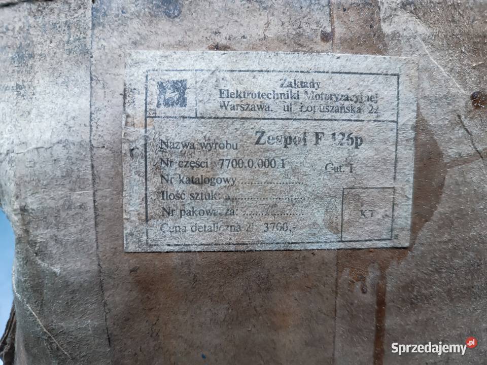 Nowe lampy Zelmot H4 do 126p Nowość PRL osobowe Kraków