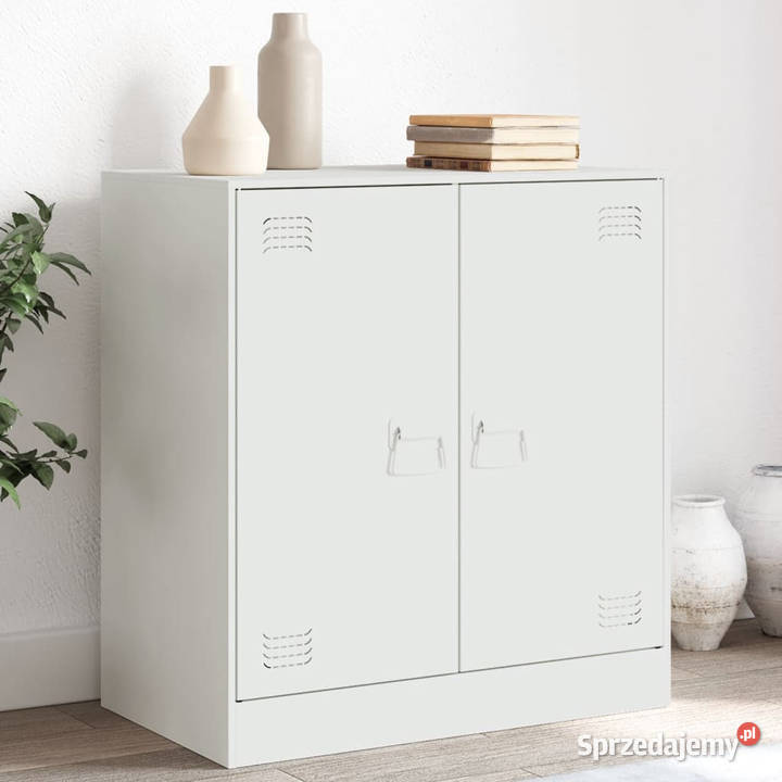 Szafka boczna biała 67x39x73 stal WM841678