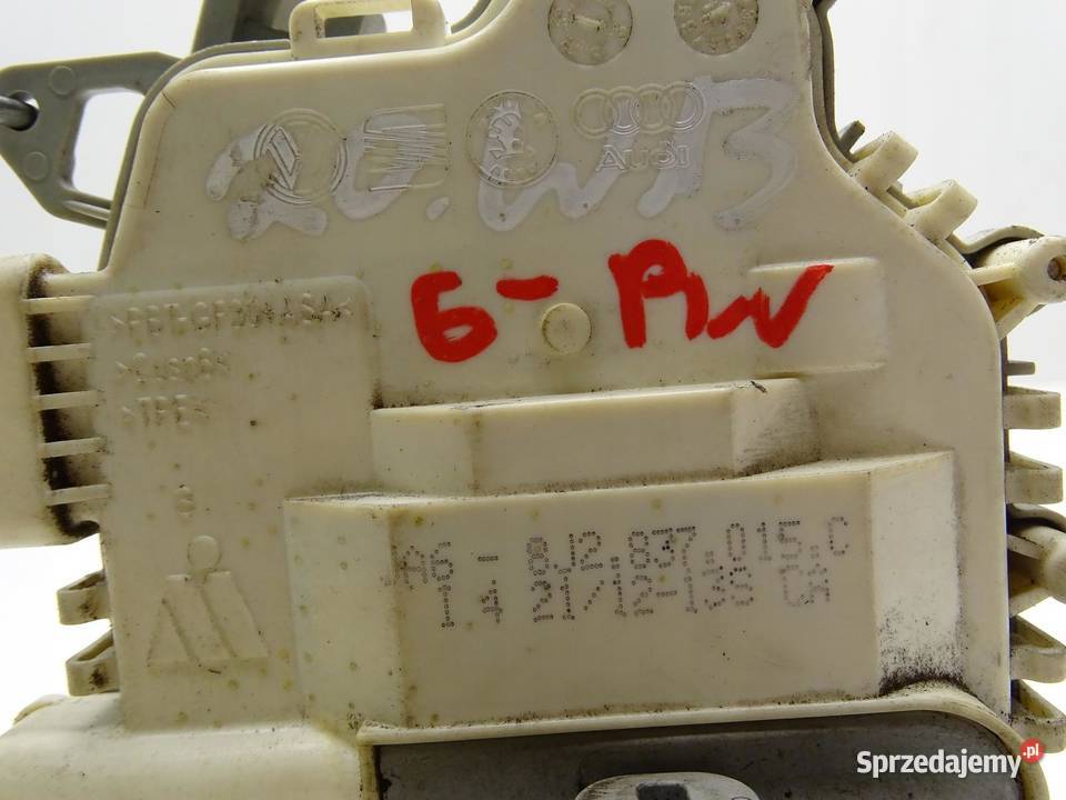 ZAMEK DRZWI LEWY PRZÓD PRZEDNI AUDI A6 C7 6 PIN