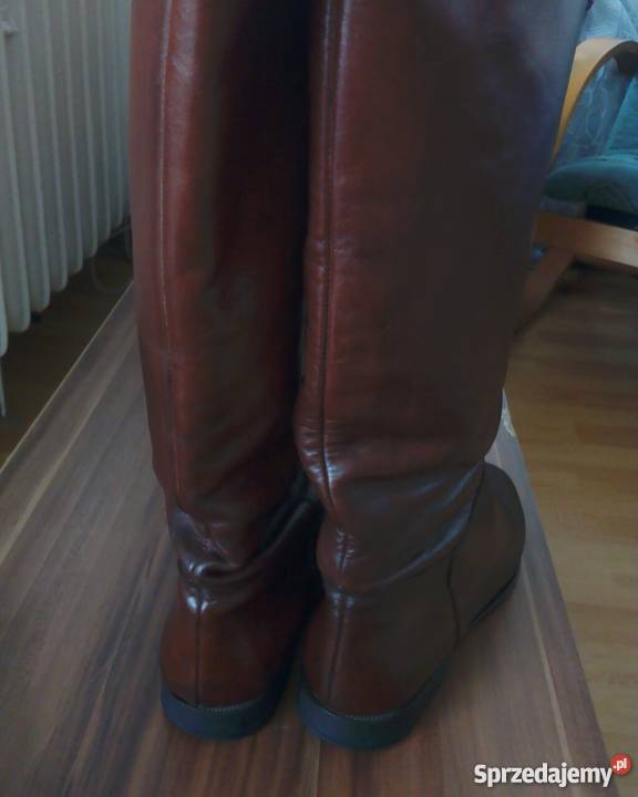 Kozaki oficerki skórzanerękawiczki 26.5cm Kraków