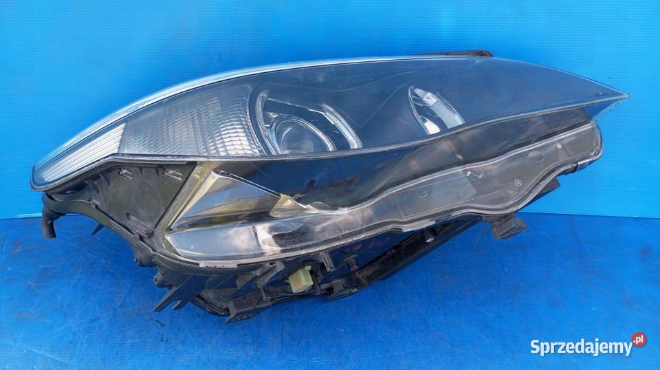 LAMPA PRAWY PRZÓD EU XENON BMW 5 E60 E61 Części samochodowe Nowy Tomyśl