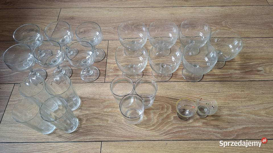 Szkło porcelana kryształy wazony zestawy duży Strzelce Opolskie sprzedam