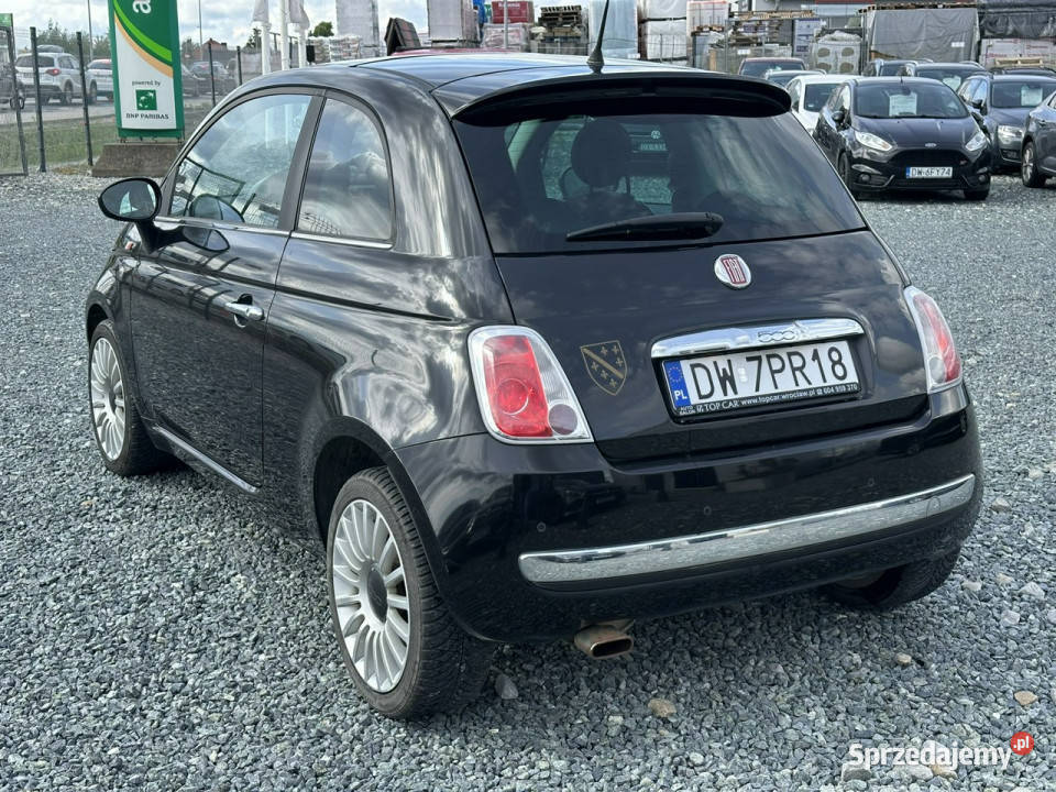 Fiat 500 14 16V 100 Sport 2008r szyberdach czujnik parkowania dolnośląskie Wojkowice