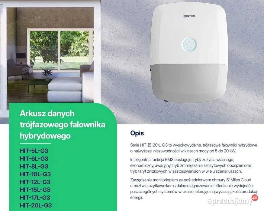 Zestaw Magazyn Inwerter LV 15 kW 1608 kWh małopolskie