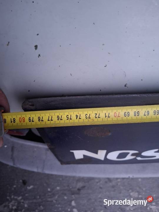 STARA TABLICA EMALIA EMALIOWANA MOST NOŚNOŚC 30T Pozostałe Korfantów