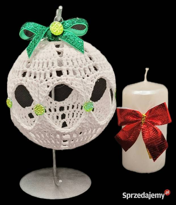 Bombka ręcznie wykonana na stojaku Krzywaczka sprzedam