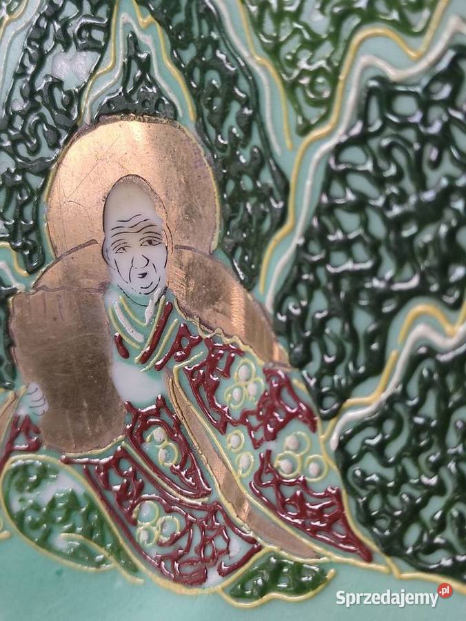 Antyczny talerz porcelanowy Japonia Janów Lubelski