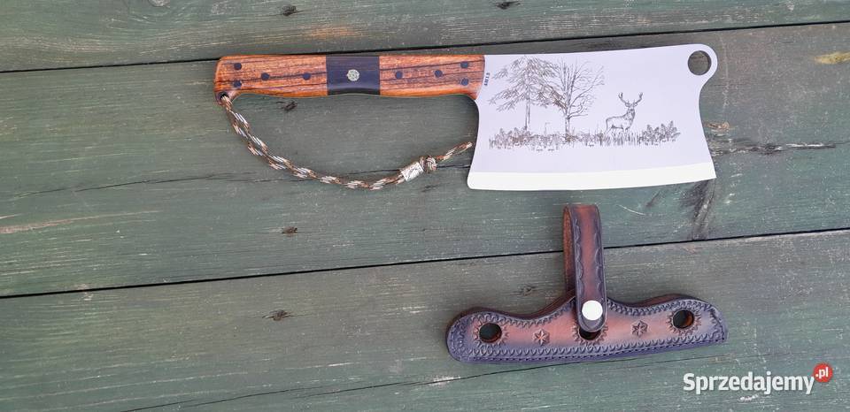 Ręcznie wykonany tasak custom stal nierdzewna Rękodzieło Kluczbork