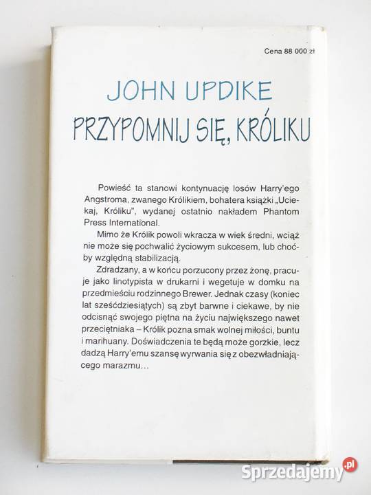 Przypomnij się Króliku John Updike twarda oprawa Kraków