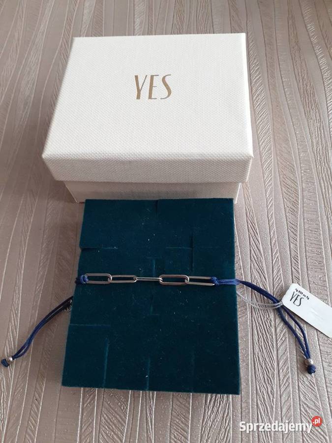 Srebrna bransoletka Yes Pozostałe Tychy