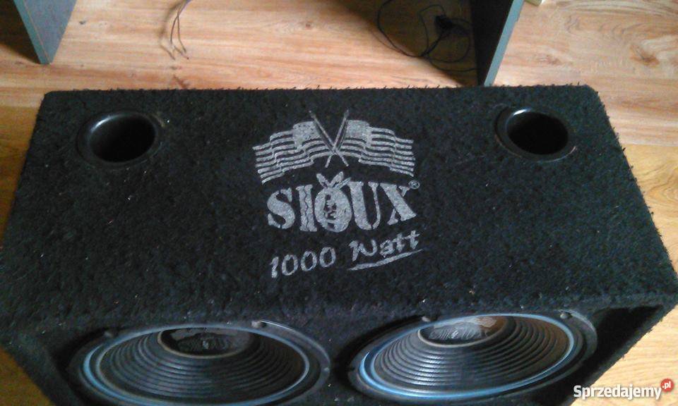 Skrzynia basowa 1000 watt SIOUX Głośniki Lipno