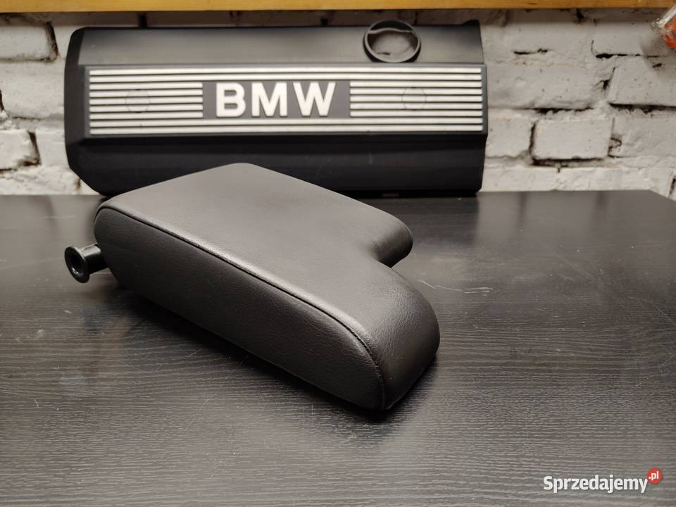 Bmw e36 podłokietnik czarna skóra oryginał Aleksandrów Łódzki
