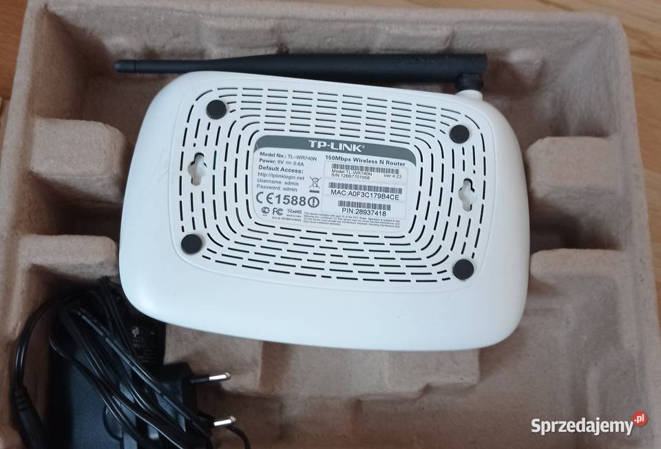 Router bezprzewodowy TPLINK TLWR740N Tp-Link Komputery i Akcesoria Wrocław
