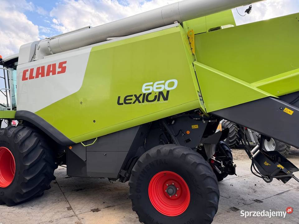 Kombajn zbożowy Claas Lexion 660 heder V750 dolnośląskie