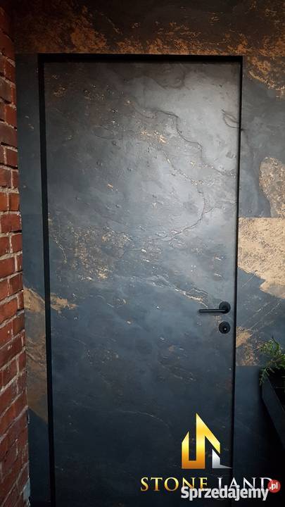 Fornir kamienny KBlack Gold czerń złoto duży XL Wrocław