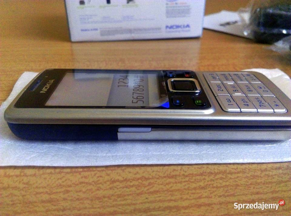 Biznesowa Nokia 6300 Srebrna Komplet Bez Sim Międzyrzec Podlaski sprzedam