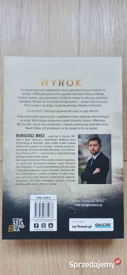 Remigiusz Mróz Wyrok Kontratyp Immunitet Kraków