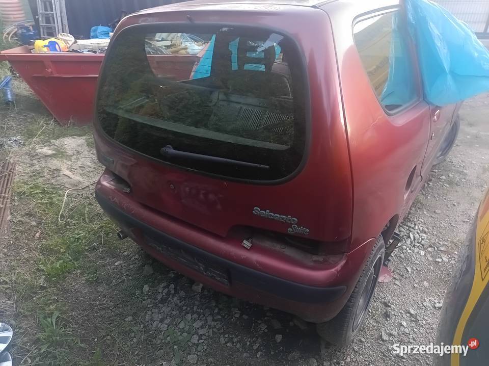 Fiat Seicento czesci felgi drzwi Poznań części osobowe Chomęcice