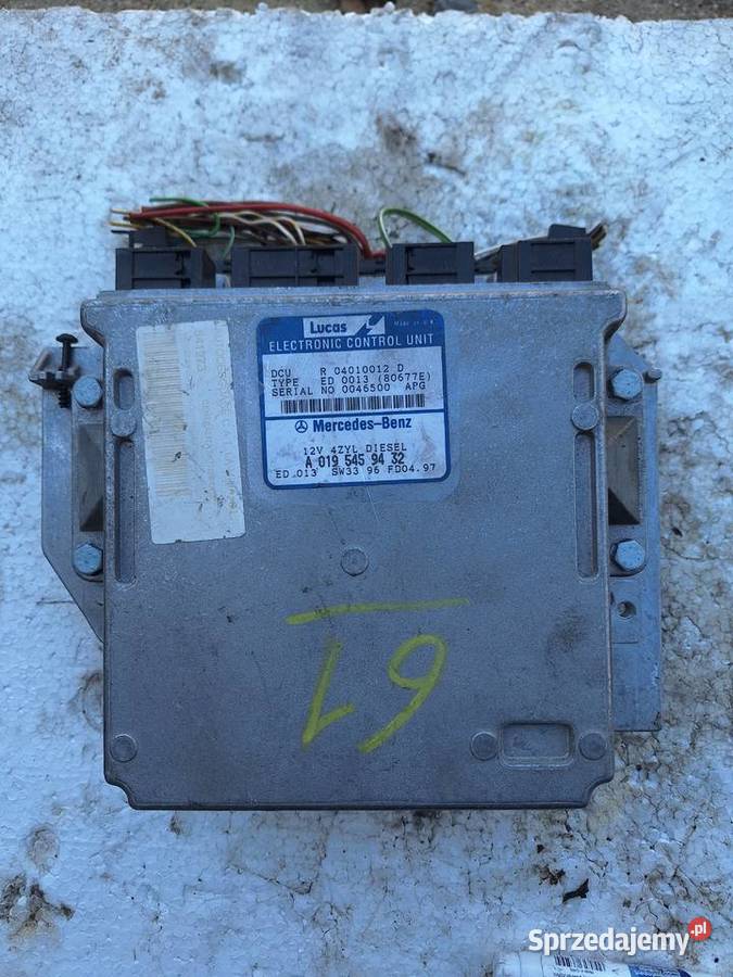 Komputer Sterownik Silnika Mercedes W210 Pozostałe lubelskie sprzedam