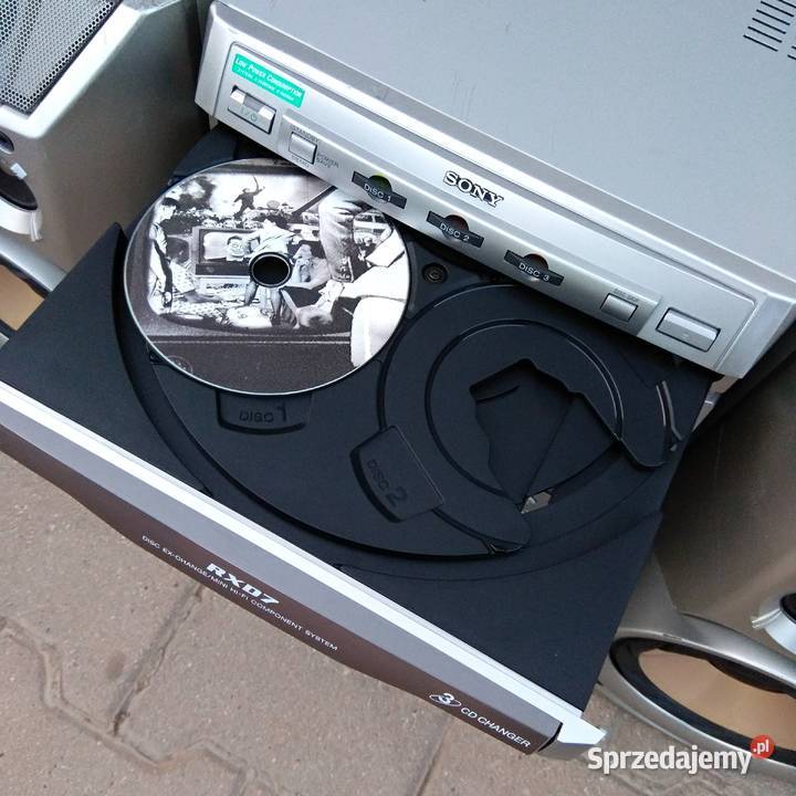 Potężna Sony MHCRXD7 wieżamega brzmieniekorektor Świebodzice