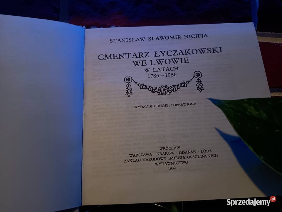Cmentarz Łyczakowski we Lwowie Stanisław S Antykwariat Bydgoszcz sprzedam