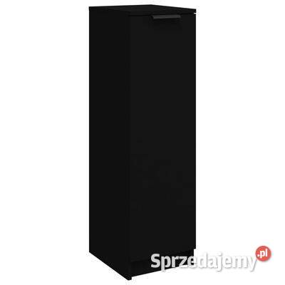 vidaXL Szafka na buty czarna 30x35x100 materiał
