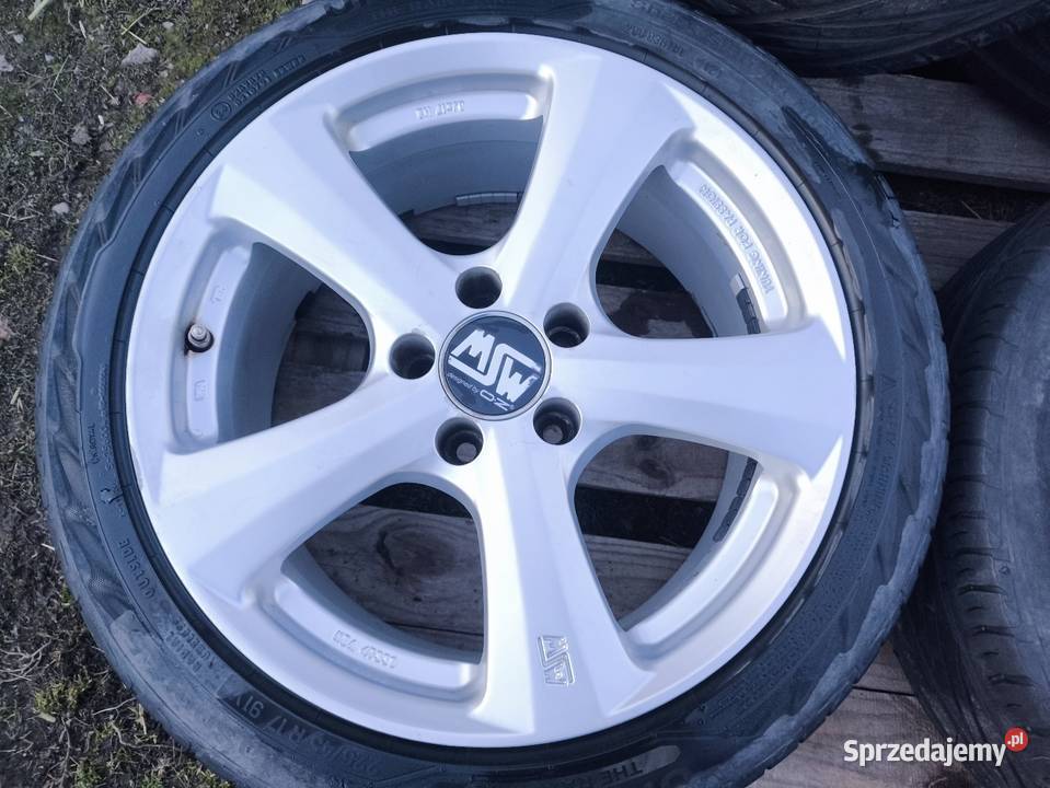 Koła alufelgi MSW OZ 5x112 17 8J ET 26 opony Lutoryż