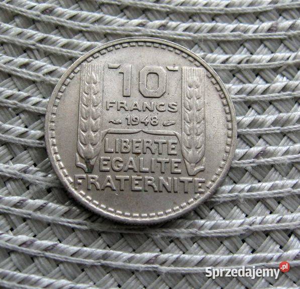 Francja 10 Franków 1948r Kalisz